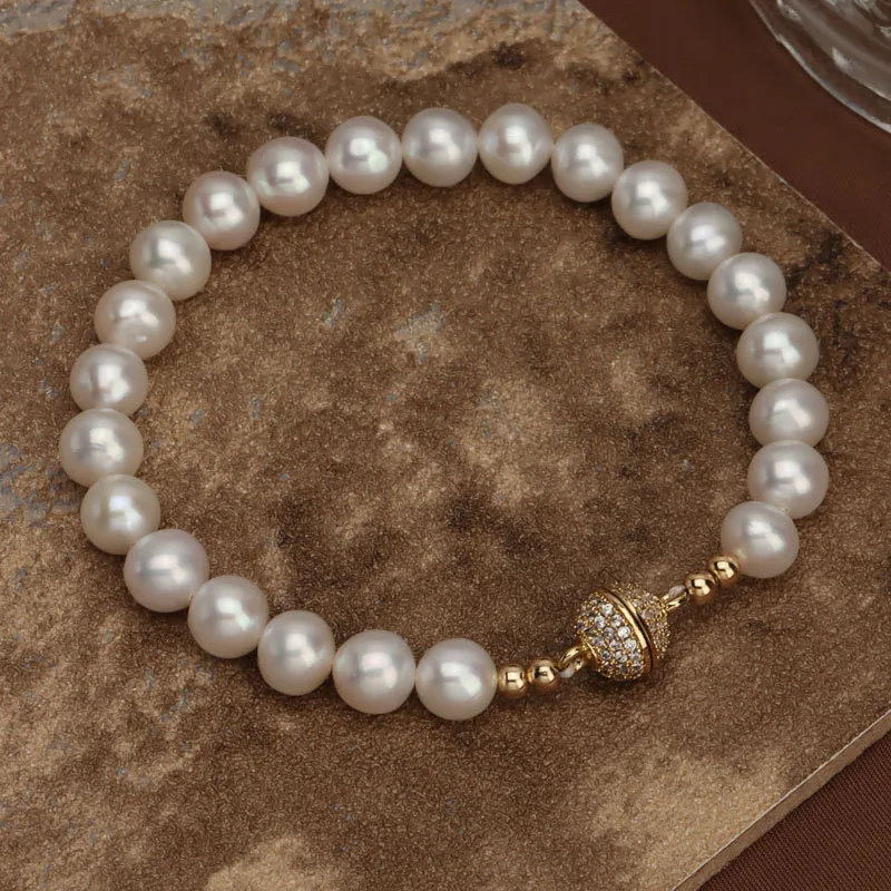 Wholesale Natural Pearl Magnetic Bracelet Fashion Jewelry Freshwater Baroque Pearl Bracelet Jewelry for gifts
Wholesale Natural Pearl Magnetic Bracelet Fashion Jewelry Freshwater Baroque Pearl Bracelet Jewelry for gifts