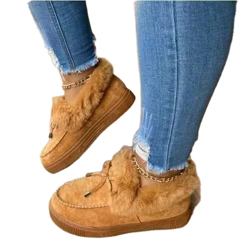 Winter round toe thick bottom and velvet thick warm cotton shoes female large size hand-sewn bag shoes snow boots peas shoes, Picture
Winter round toe thick bottom and velvet thick warm cotton shoes female large size hand-sewn bag shoes snow boots peas shoes, Picture