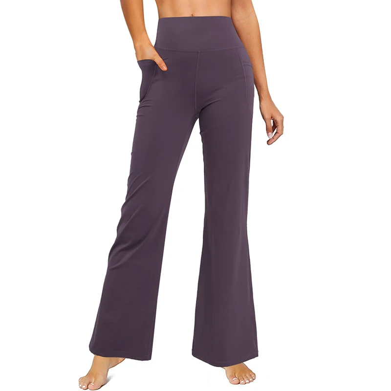 Women Sports Yoga Leggings Moisture Wicking Bootleg High Waist Bootcut Yoga Pants with Pocket
Women Sports Yoga Leggings Moisture Wicking Bootleg High Waist Bootcut Yoga Pants with Pocket