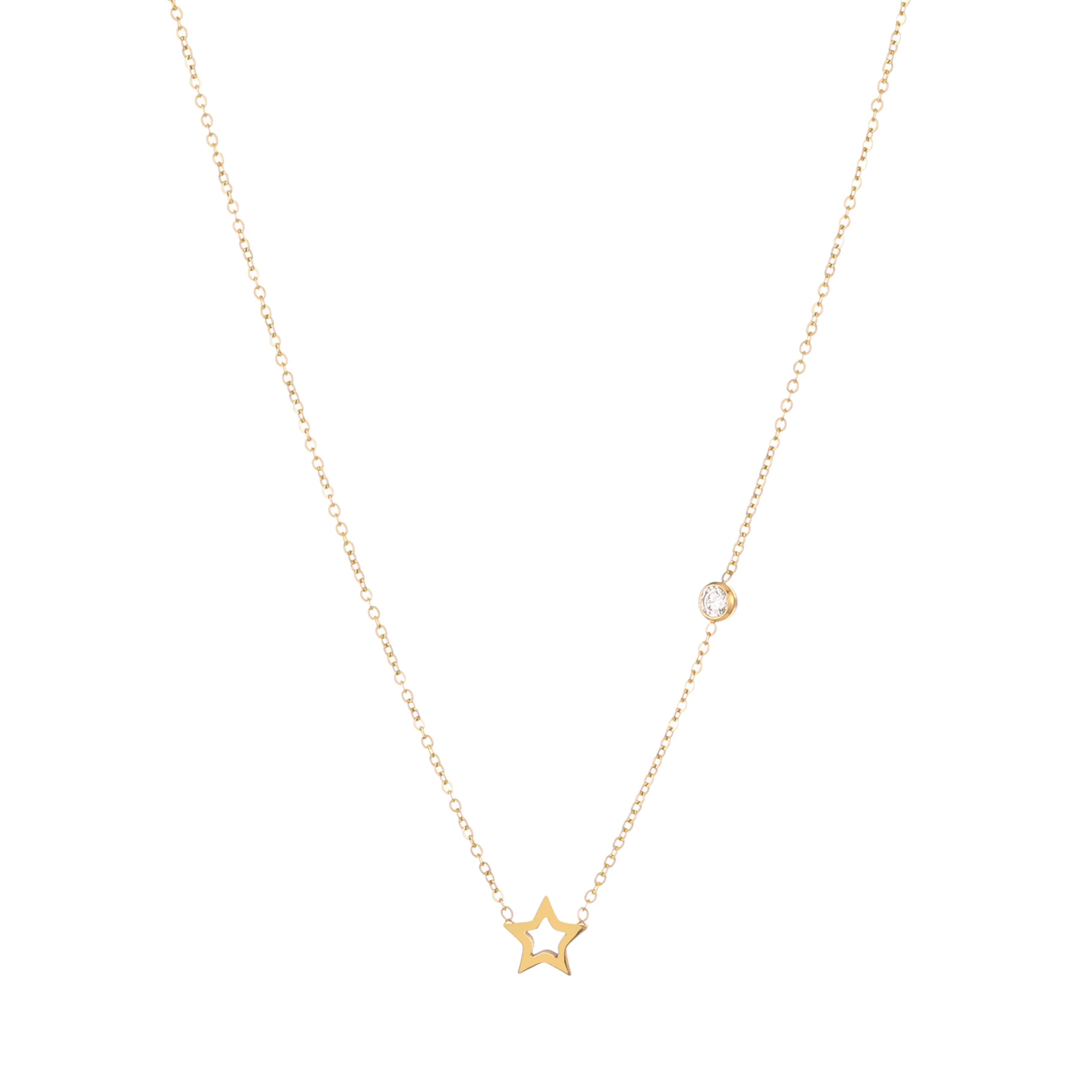 Pendant Necklace Gold Non Tarnish Adjustable Fashion Plated Hollow Star Necklace Jewelry Women O Chain Necklaces Stainless Steel
Pendant Necklace Gold Non Tarnish Adjustable Fashion Plated Hollow Star Necklace Jewelry Women O Chain Necklaces Stainless Steel