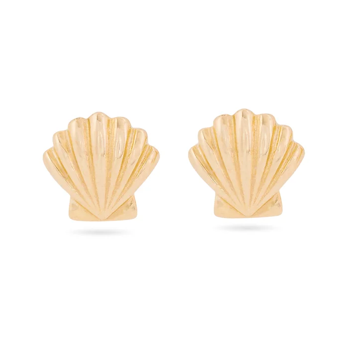 Gemnel fashion jewellery shell stud 925 sterling silver 18k gold plated women earrings
Gemnel fashion jewellery shell stud 925 sterling silver 18k gold plated women earrings