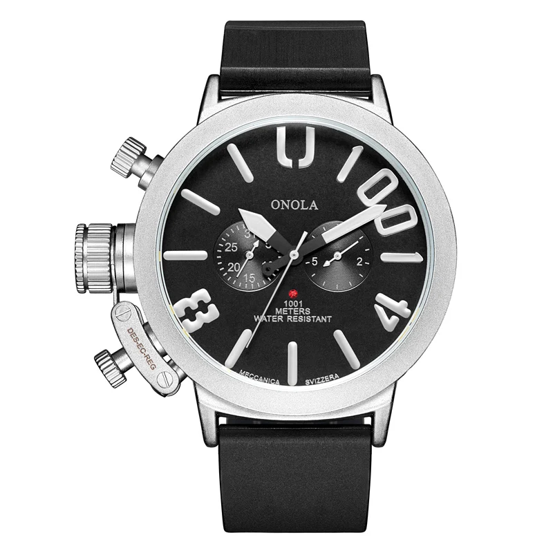 ONOLA Genuine Classic Multi-functional Automatic Mechanical Men's Watch Silicone Belt High-end Sports Watch Men
ONOLA Genuine Classic Multi-functional Automatic Mechanical Men's Watch Silicone Belt High-end Sports Watch Men
