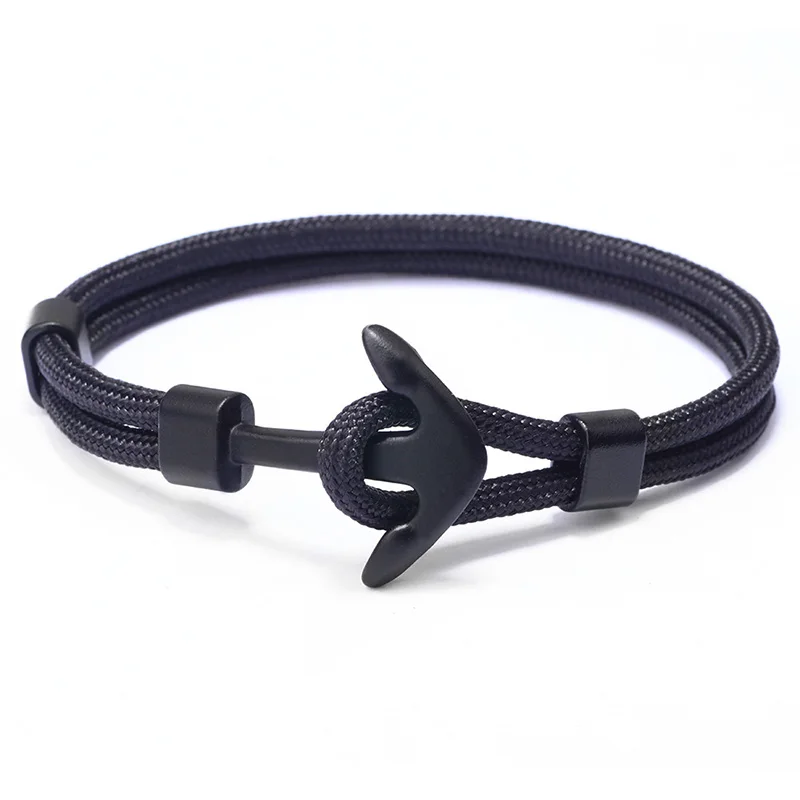Hot Sale Fashion Simple Jewelry Handmade Mens Rope Anchor Bracelet, Black, blue, white, gray, red
Hot Sale Fashion Simple Jewelry Handmade Mens Rope Anchor Bracelet, Black, blue, white, gray, red