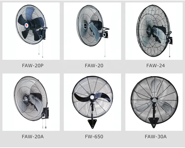 Wall Fan, Electric, Metal - detail 6
