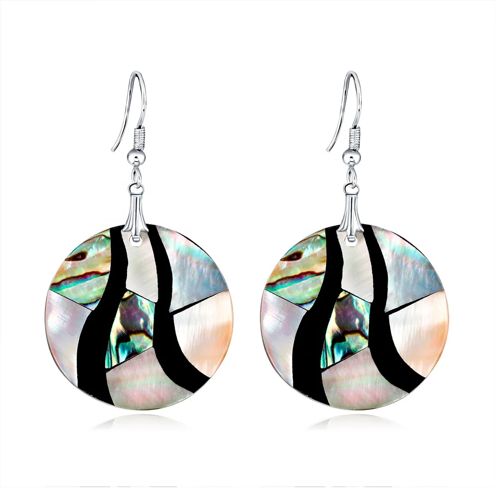 Fashionable and Beautiful Natural Abalone Shell Earrings Jewelry, Picture shows
Fashionable and Beautiful Natural Abalone Shell Earrings Jewelry, Picture shows