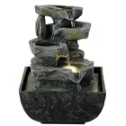 simple design small office water fountain home decoration items