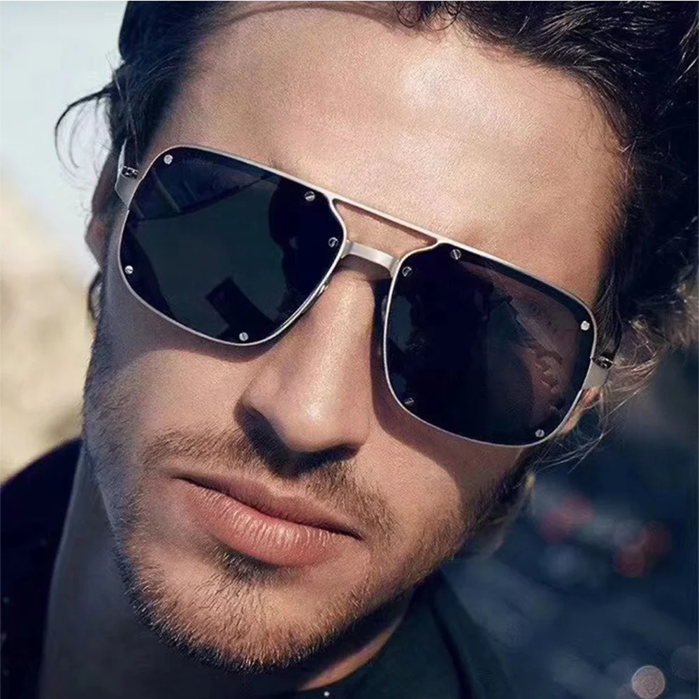 0194 Classic Luxury Men Sunglasses Fashion Brand Sun Glasses For Women Retro Vintage Designer Square Oversized Shades
0194 Classic Luxury Men Sunglasses Fashion Brand Sun Glasses For Women Retro Vintage Designer Square Oversized Shades