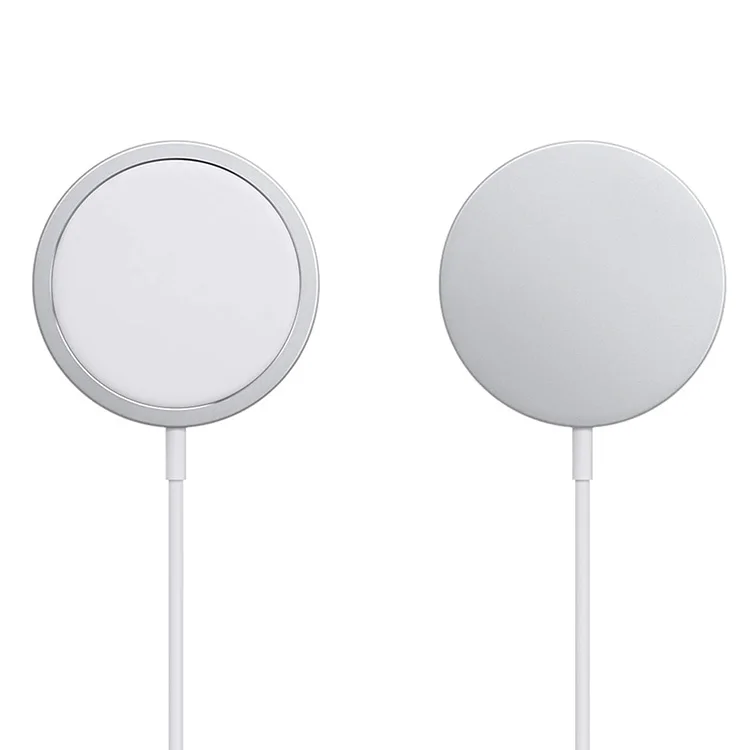 Hot Sale Aluminium Material Fast Charging 15W Magnetic Mag Safe Wireless Charger for iPhone 12 Pro Max, Silver
Hot Sale Aluminium Material Fast Charging 15W Magnetic Mag Safe Wireless Charger for iPhone 12 Pro Max, Silver