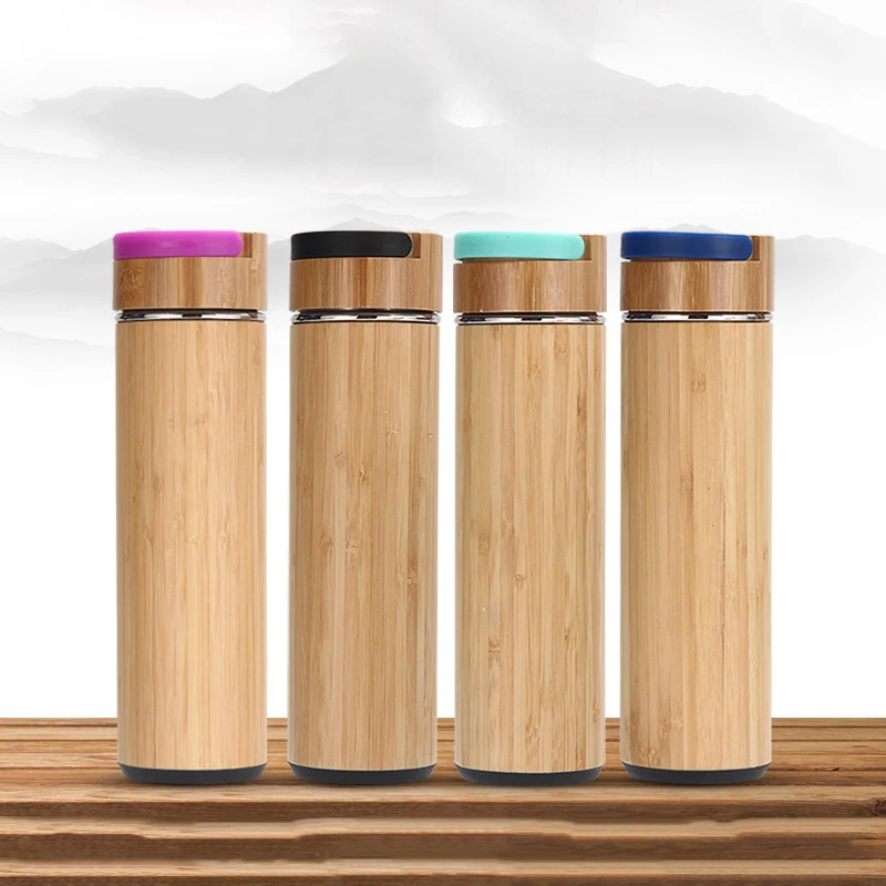 Custom Double Wall Insulated Vacuum Water Bottle Natural Bamboo Water Bottle, Black, purple, blue, light blue
Custom Double Wall Insulated Vacuum Water Bottle Natural Bamboo Water Bottle, Black, purple, blue, light blue