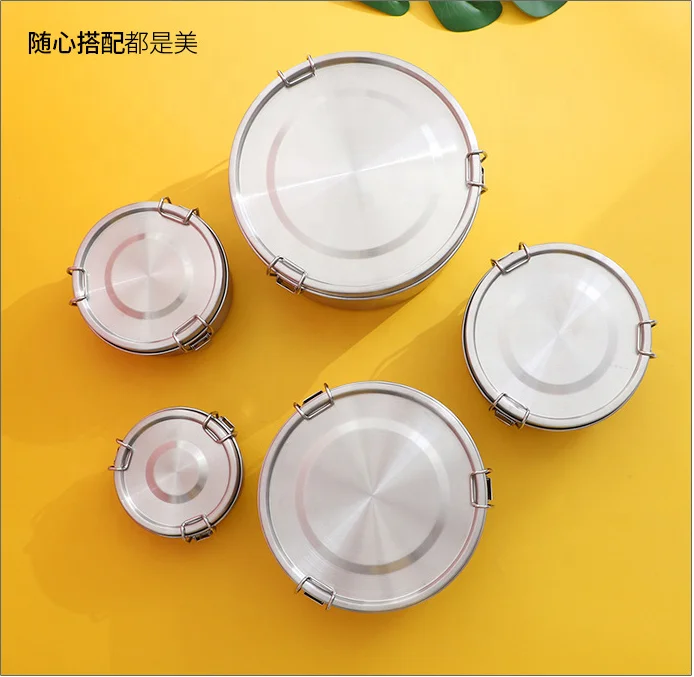2020 new design 250ml round Lunch Box Food 304 Stainless Steel peak proof Food storage
2020 new design 250ml round Lunch Box Food 304 Stainless Steel peak proof Food storage