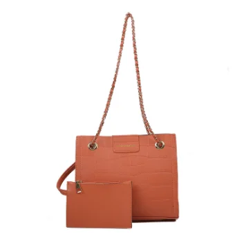 2021 new popular women's bag fashion versatile crocodile chain two piece set, Customized color
2021 new popular women's bag fashion versatile crocodile chain two piece set, Customized color