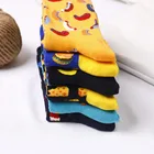 Custom knit design logo crew sox manufacturer socks men