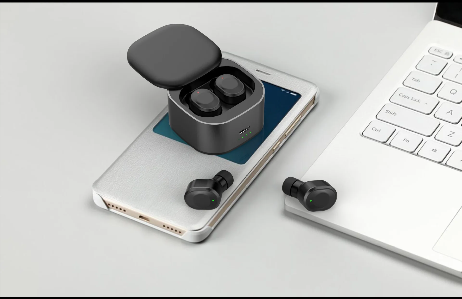 GW17 Mini True TWS Wireless Bluetooth 5.0 Earphone Earbuds Super Bass CVC8.0 Stereo HIFI Mic For Sport pc smartphone - ANKUX.COM