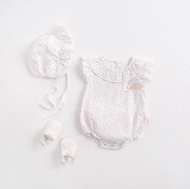 INS2019 new baby clothing romper small broken flower, summer clothing baby cotton sleeveless jumpsuit climb clothes
INS2019 new baby clothing romper small broken flower, summer clothing baby cotton sleeveless jumpsuit climb clothes