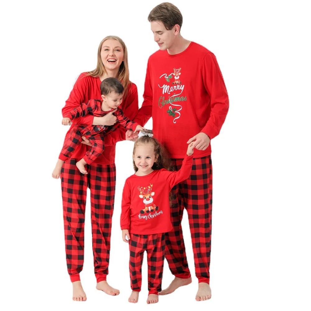 High Quality Spot Goods Family Christmas Pajamas Long Sleeve New Family Suit Christmas Pajamas
High Quality Spot Goods Family Christmas Pajamas Long Sleeve New Family Suit Christmas Pajamas