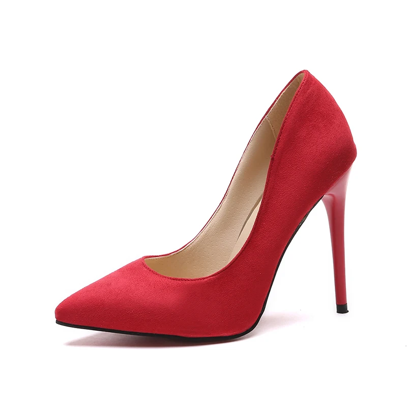 Pumps High Heel Women's suede high heel stiletto dress shoes, Black red wine red grey yellow
Pumps High Heel Women's suede high heel stiletto dress shoes, Black red wine red grey yellow