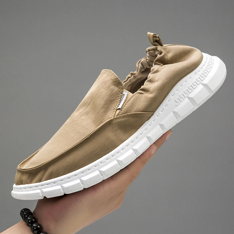 Custom Logo Men Casual Canvas Driving Shoes Waterproof Lightweight Slip on Men Flexible Boat Shoes
Custom Logo Men Casual Canvas Driving Shoes Waterproof Lightweight Slip on Men Flexible Boat Shoes