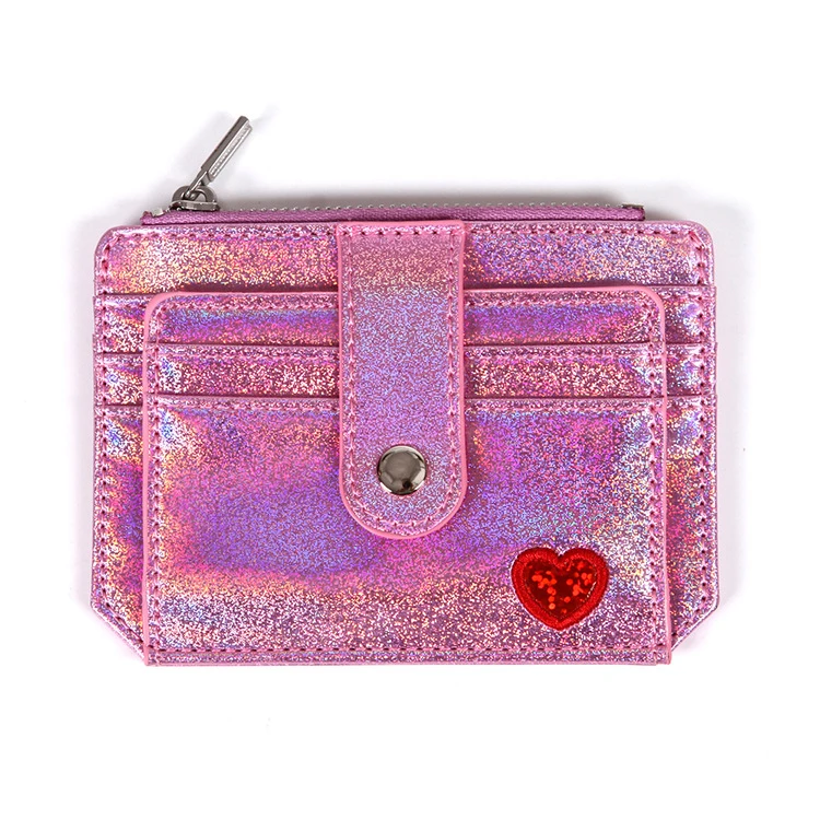 Customized Laser PU Card Holder Lady Embroidery Zipper Buckle Coin Purse Wallet Credit Card Case, Purple, pink, silver
Customized Laser PU Card Holder Lady Embroidery Zipper Buckle Coin Purse Wallet Credit Card Case, Purple, pink, silver