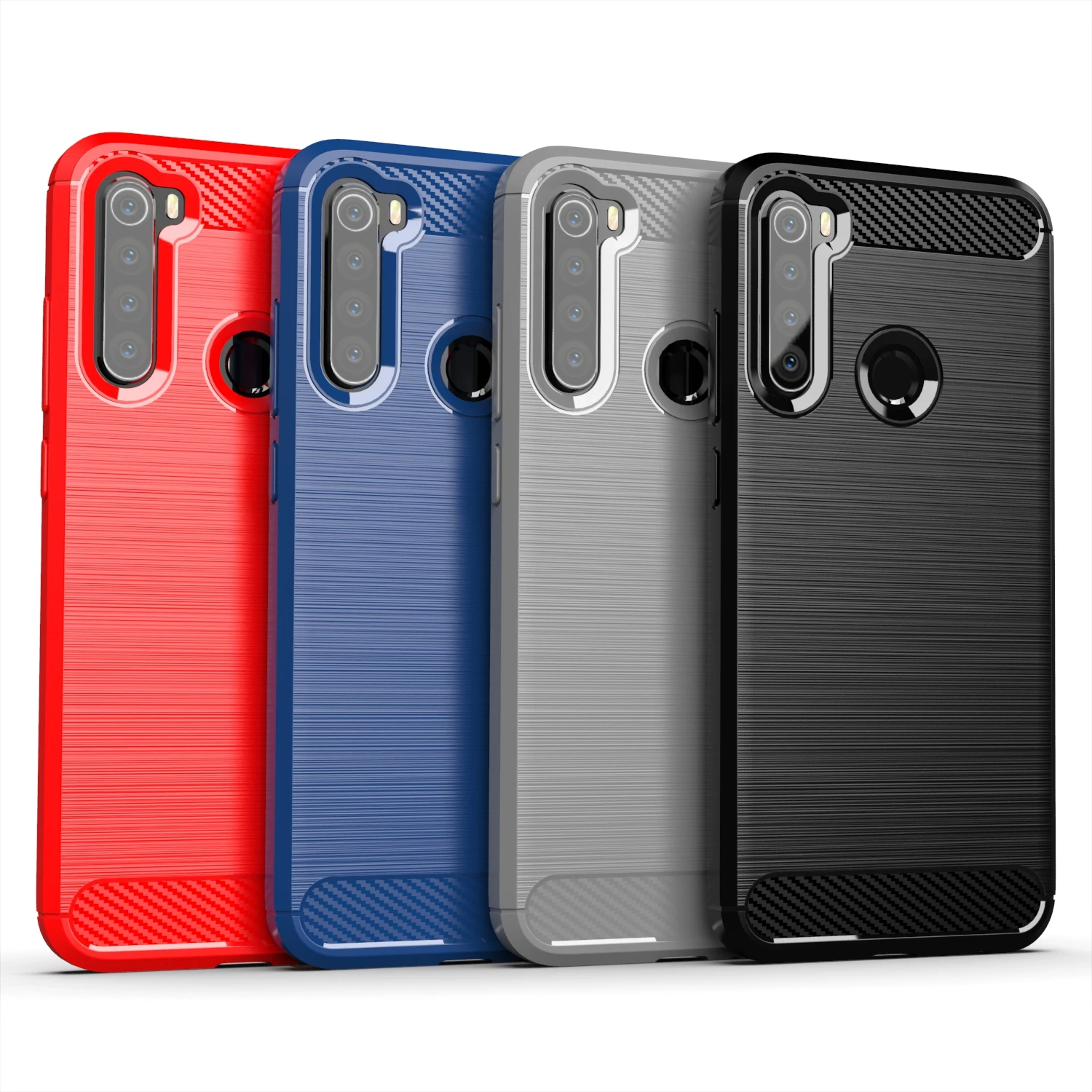 Carbon fiber soft tpu shockproof cell phone case for Redmi Note 8 back cover, 4 colors
Carbon fiber soft tpu shockproof cell phone case for Redmi Note 8 back cover, 4 colors