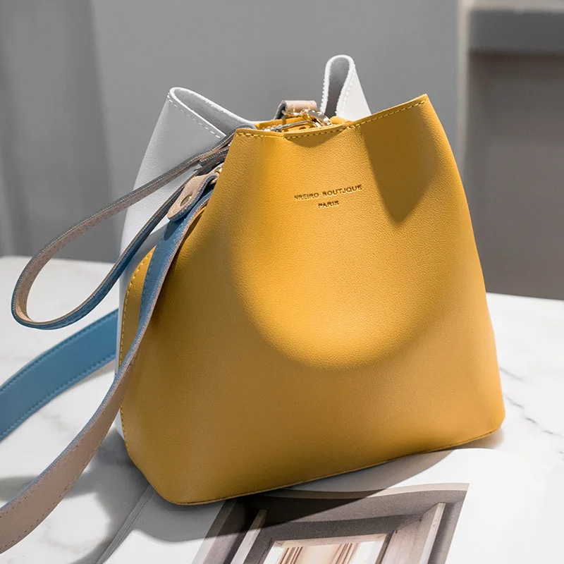 2020 New Designer Women Handbags PU Leather Shoulder Bags Female Fashion Bolsa de balde de la Senora Messenger Bucket Bag, Customizable
2020 New Designer Women Handbags PU Leather Shoulder Bags Female Fashion Bolsa de balde de la Senora Messenger Bucket Bag, Customizable