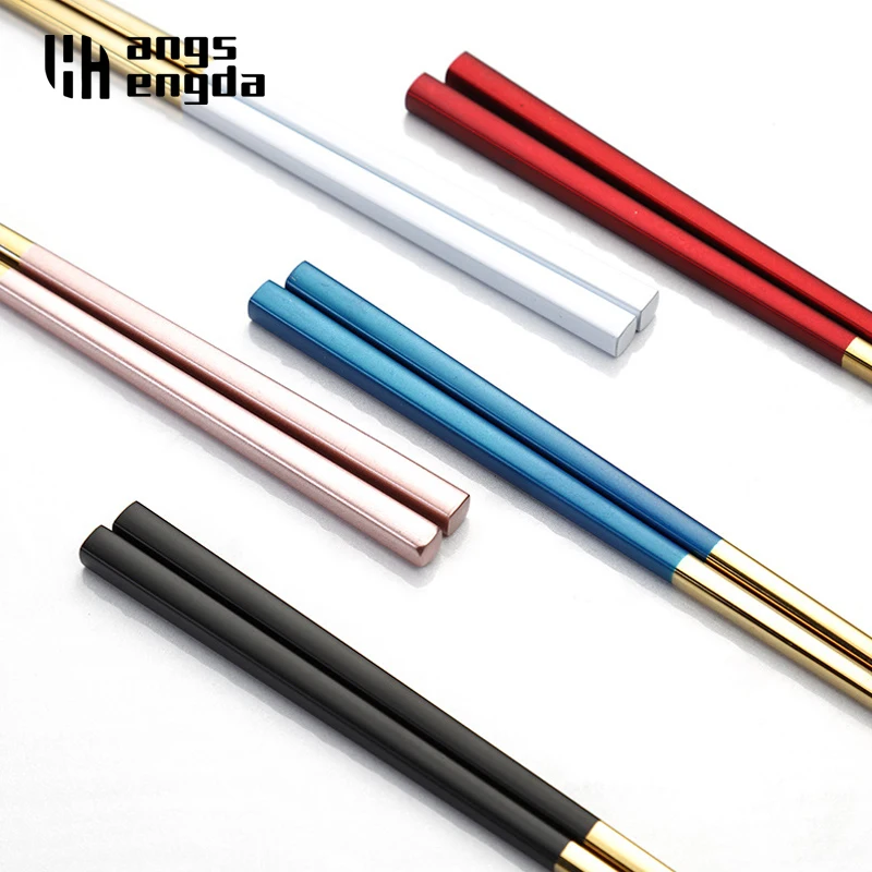 18/10 Stainless Steel Personalized Wedding SUS304 Colorful Handle Metal Reusable Japanese Stainless Steel Korean Chopsticks
18/10 Stainless Steel Personalized Wedding SUS304 Colorful Handle Metal Reusable Japanese Stainless Steel Korean Chopsticks