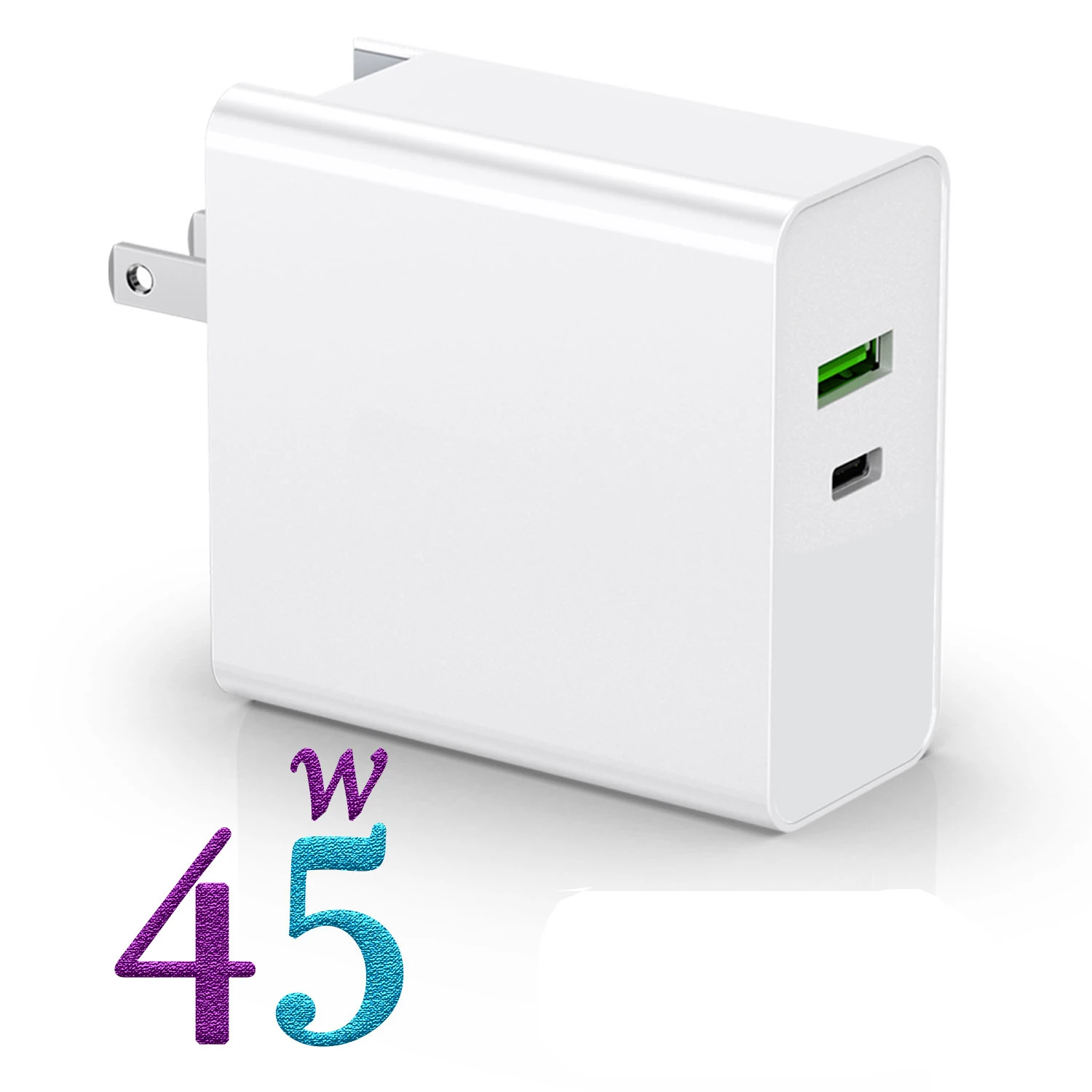 Travel cellphone AC DC fast charging high in 45w usb C portable phone charger for phone, White
Travel cellphone AC DC fast charging high in 45w usb C portable phone charger for phone, White