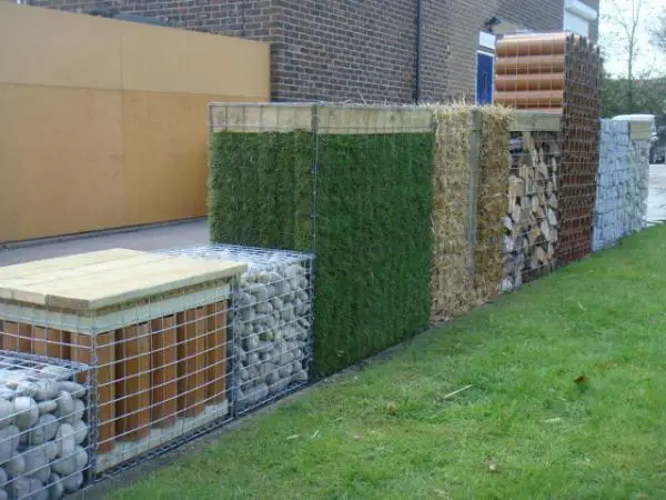 Welded Gabion Basket Wall for Gardening Show as Garden Decoration Gabion box for Feature wall