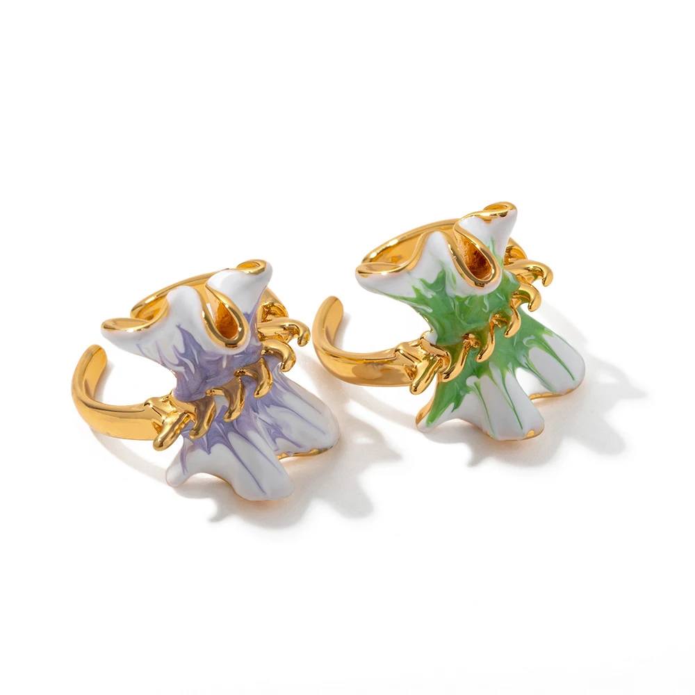 Vintage 18K Real Gold Plated Brass Rings Jewelry Gift Twist Finger Flower Rings for Women
Vintage 18K Real Gold Plated Brass Rings Jewelry Gift Twist Finger Flower Rings for Women