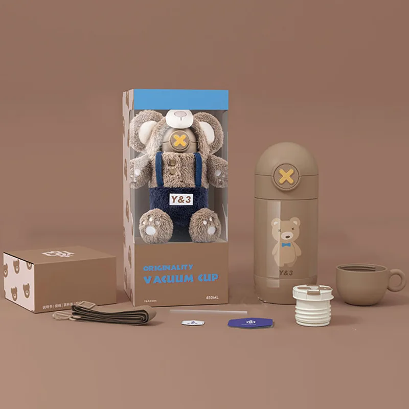 Best sell wholesale bear plush cup set delivery packaging color box cheep travel reusable water cup, Picture
Best sell wholesale bear plush cup set delivery packaging color box cheep travel reusable water cup, Picture