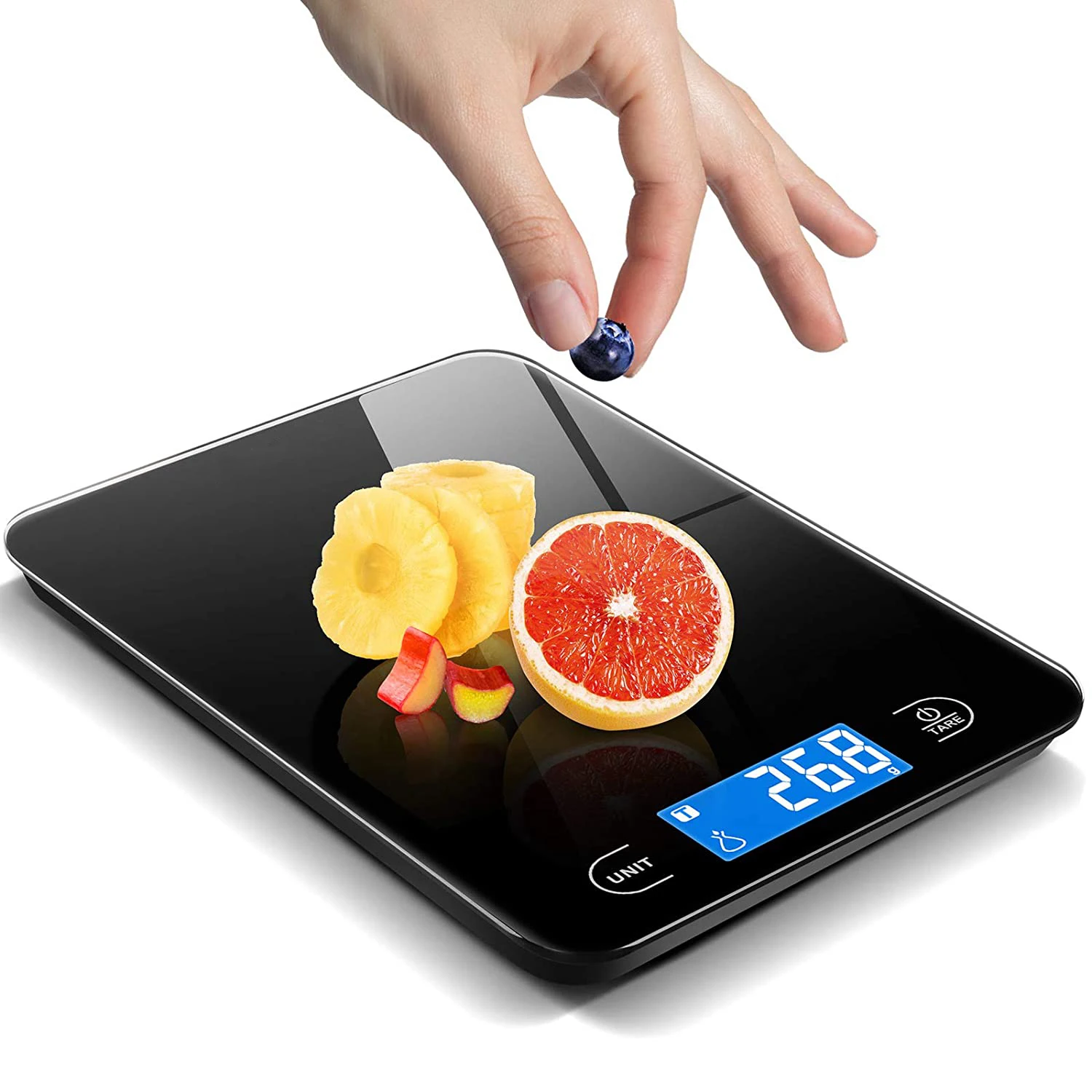 Waterproof glass surface digital electronic glass kitchen scale with LCD display
Waterproof glass surface digital electronic glass kitchen scale with LCD display