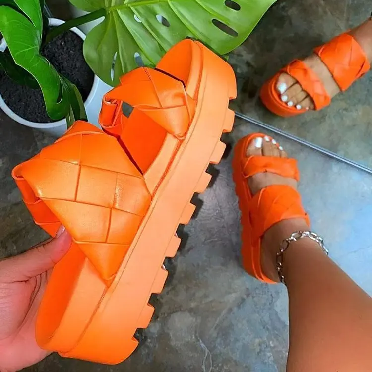 Flat Platform Peep Toe Ladies Designer Summer Sandals Women Famous Brand Wedges Platform, 4colors
Flat Platform Peep Toe Ladies Designer Summer Sandals Women Famous Brand Wedges Platform, 4colors
