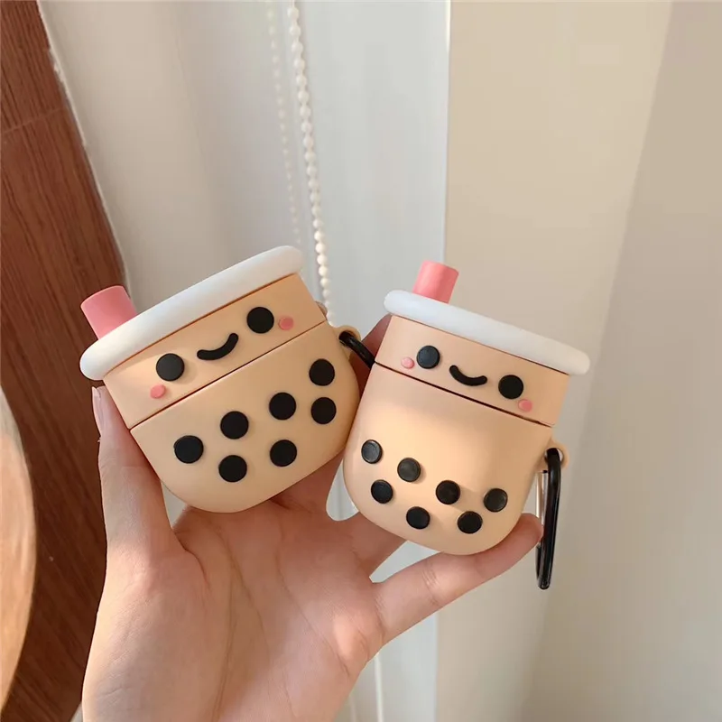 Bubble Milk Tea Airpods Case For Airpods Pro Cartoon Silicone Case For Airpods 3D Cute Case, One design
Bubble Milk Tea Airpods Case For Airpods Pro Cartoon Silicone Case For Airpods 3D Cute Case, One design