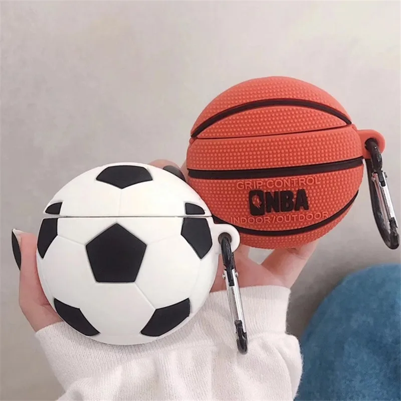 3D Basketball Soccer Football Cartoon Soft Silicone Earphone Cases For Apple Airpods for Airpods 1 2 Pro
3D Basketball Soccer Football Cartoon Soft Silicone Earphone Cases For Apple Airpods for Airpods 1 2 Pro