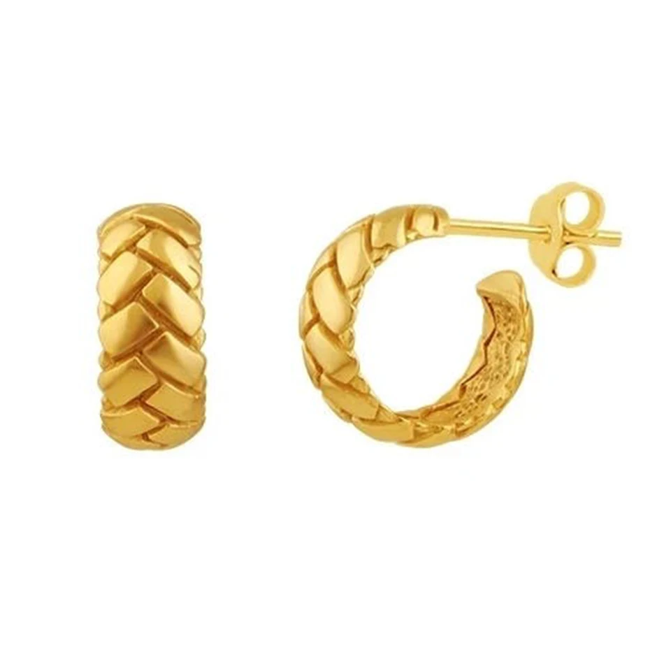 wholesale fine jewelry 925 sterling silver earrings 18k gold plated dome hoop earrings for women
wholesale fine jewelry 925 sterling silver earrings 18k gold plated dome hoop earrings for women