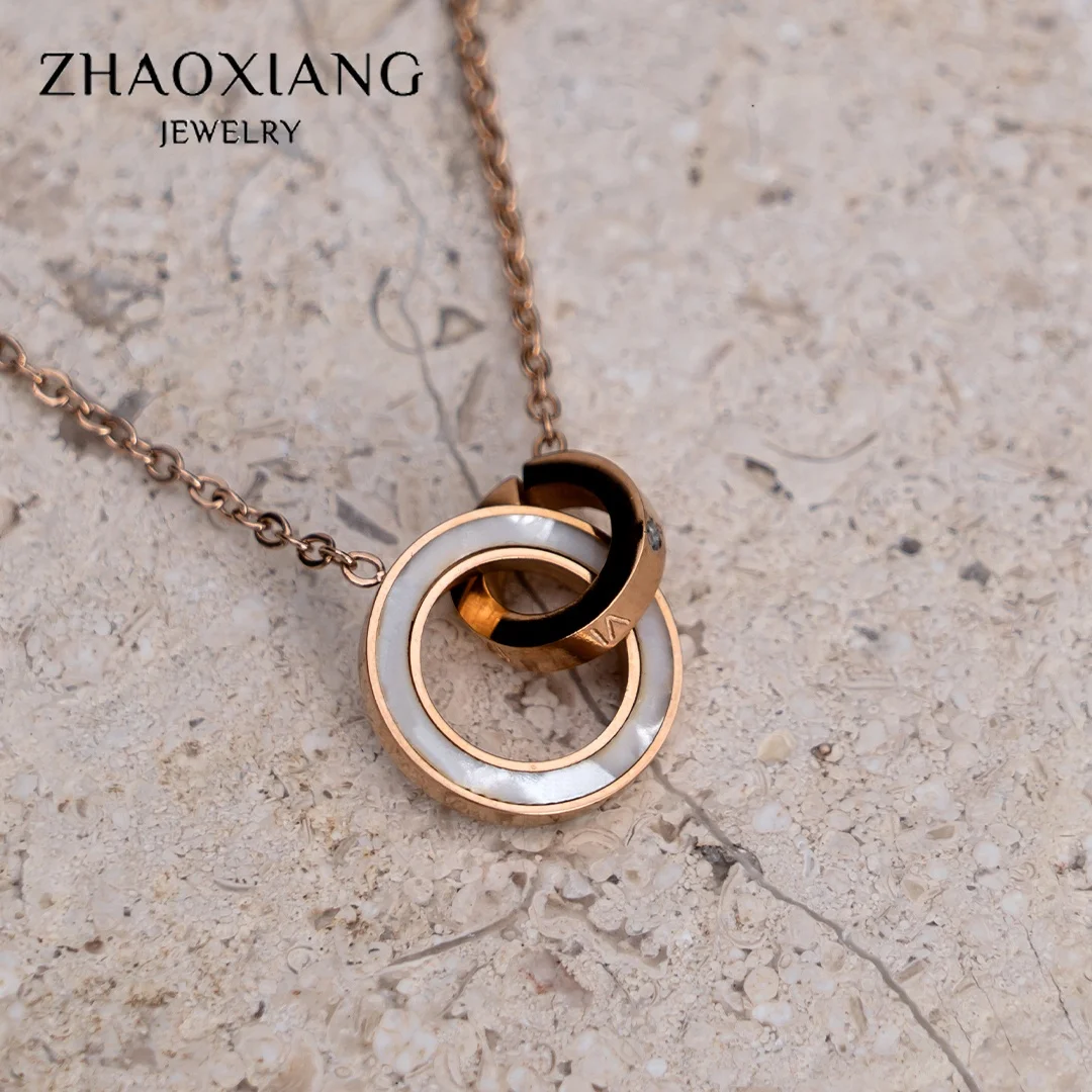 Romantic Necklaces For Women Rose Color Stainless Steel Fashion Jewelry Accessories Wholesale Gifts
Romantic Necklaces For Women Rose Color Stainless Steel Fashion Jewelry Accessories Wholesale Gifts