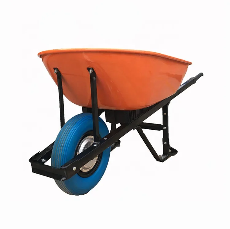 New labor saving electric wheelbarrows 7805 with 4.00-8 solid pu foam wheel