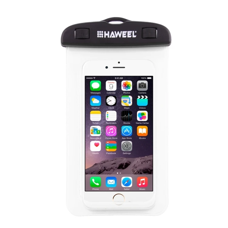 Drop Shipping Wholesale HAWEEL Transparent Universal mobile Waterproof Beach Bag for Smartphones
Drop Shipping Wholesale HAWEEL Transparent Universal mobile Waterproof Beach Bag for Smartphones