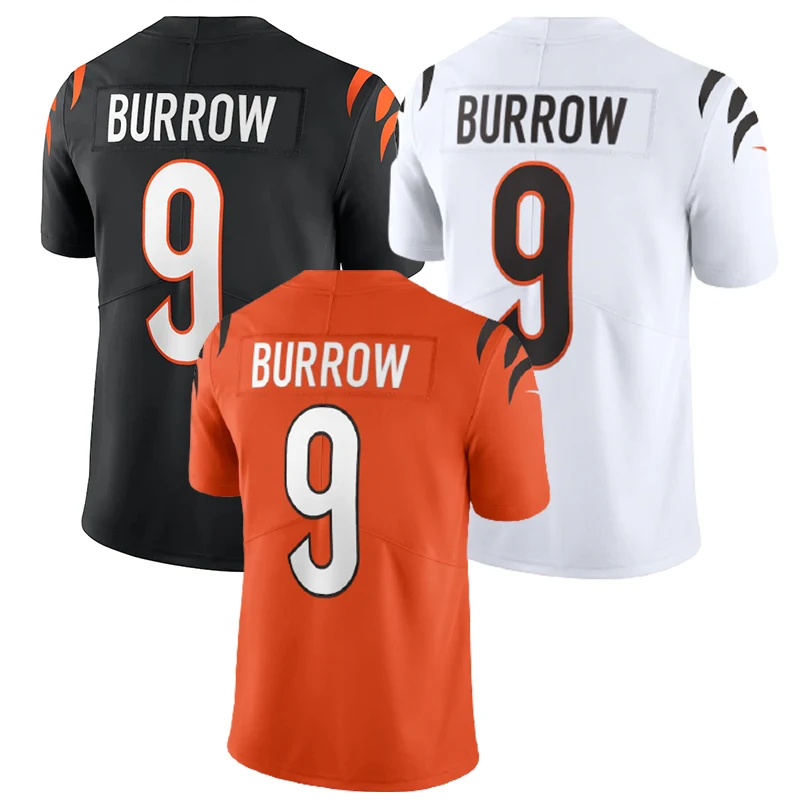 Cincinnati Joe Burrow 9 NF l American Football Jersey Top Quality Bengal Shirts Clothing Wear Cheap Wholesale
Cincinnati Joe Burrow 9 NF l American Football Jersey Top Quality Bengal Shirts Clothing Wear Cheap Wholesale