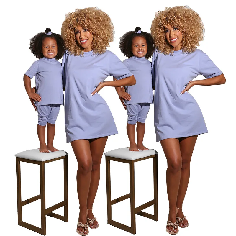 Wholesale Mommy And Me Matching Clothing Mommy Dress And Kids Two Piece Mommy And Me Outfits, 2 colors
Wholesale Mommy And Me Matching Clothing Mommy Dress And Kids Two Piece Mommy And Me Outfits, 2 colors