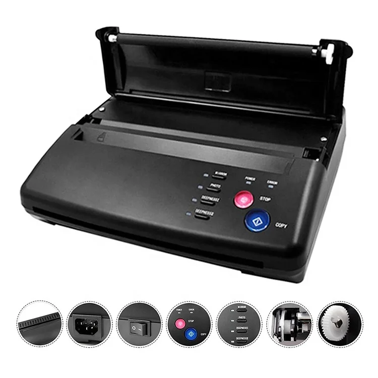 Professional Transfer Machine Thermal Stencil Printer Tattoo Transfer Paper prinker tattoo printer Tattoo printer, Black
Professional Transfer Machine Thermal Stencil Printer Tattoo Transfer Paper prinker tattoo printer Tattoo printer, Black