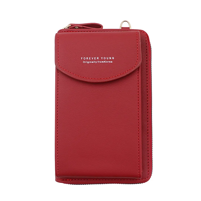 2021 Fashion Elegant Pure Color Pu Leather Mobile Phone Bag Women Student Large Capacity Rectangular Portable Purse
2021 Fashion Elegant Pure Color Pu Leather Mobile Phone Bag Women Student Large Capacity Rectangular Portable Purse