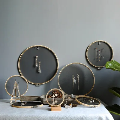 Nordic Wall Hanging Jewelry Display Necklace Chain Ring Earring Bamboo Rack Round Storage Jewelry Holder Organizer Stand, Beige
Nordic Wall Hanging Jewelry Display Necklace Chain Ring Earring Bamboo Rack Round Storage Jewelry Holder Organizer Stand, Beige