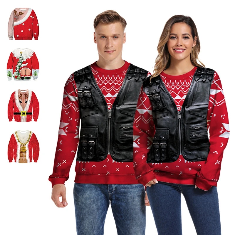 New Fashion Christmas oversized Sweater Knit Pullover Unisex Plus Size Street Wear Printed Sweatshirt Wholesale
New Fashion Christmas oversized Sweater Knit Pullover Unisex Plus Size Street Wear Printed Sweatshirt Wholesale