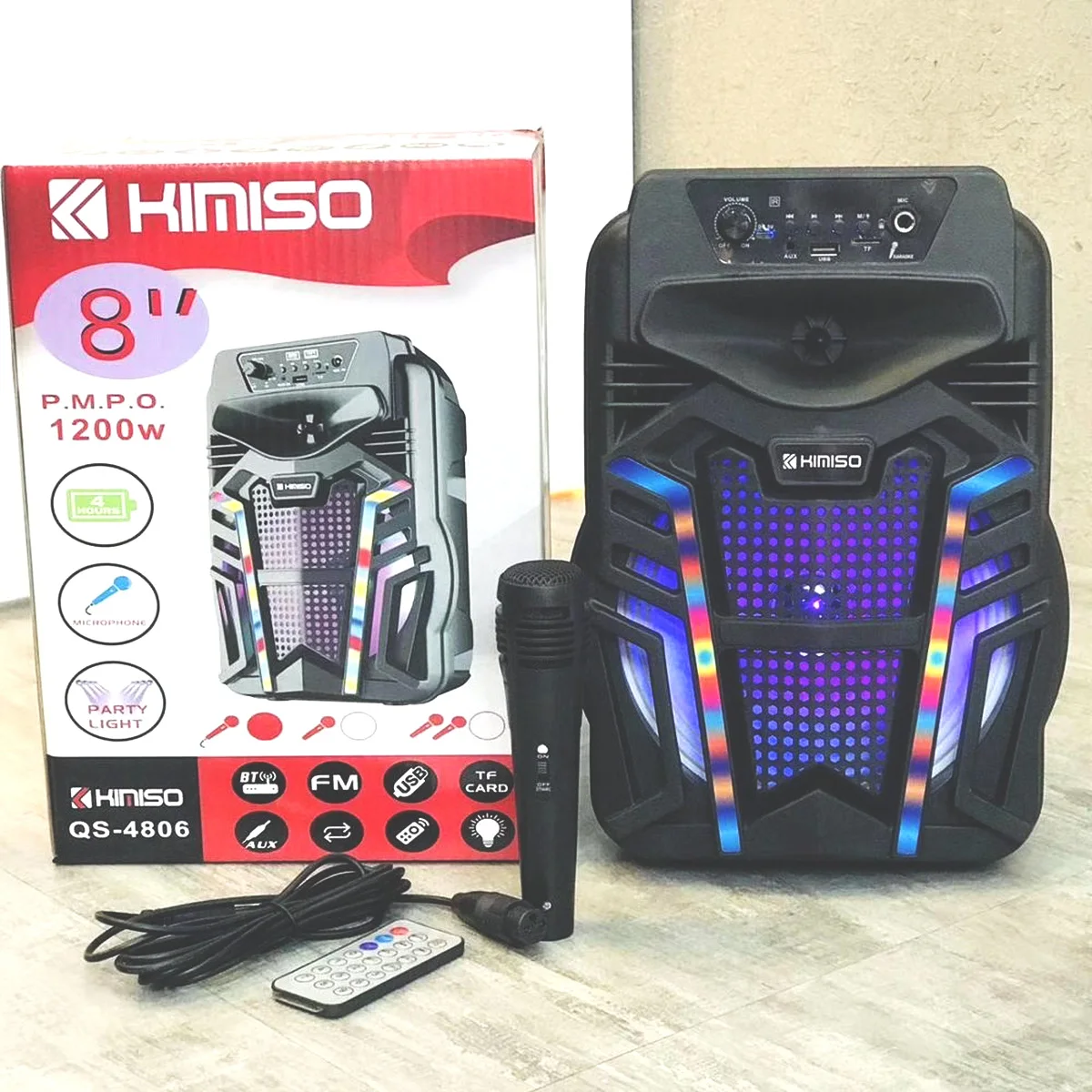 QS-4806 8 Inch Hot selling portable deepbass speaker with nice quality sound
QS-4806 8 Inch Hot selling portable deepbass speaker with nice quality sound