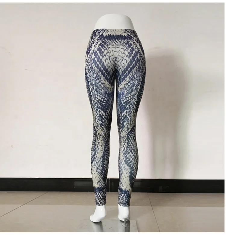 New Kind of Body-building Yoga Sports girls printed cotton women leggings with 3D Snake Skin Printing
New Kind of Body-building Yoga Sports girls printed cotton women leggings with 3D Snake Skin Printing