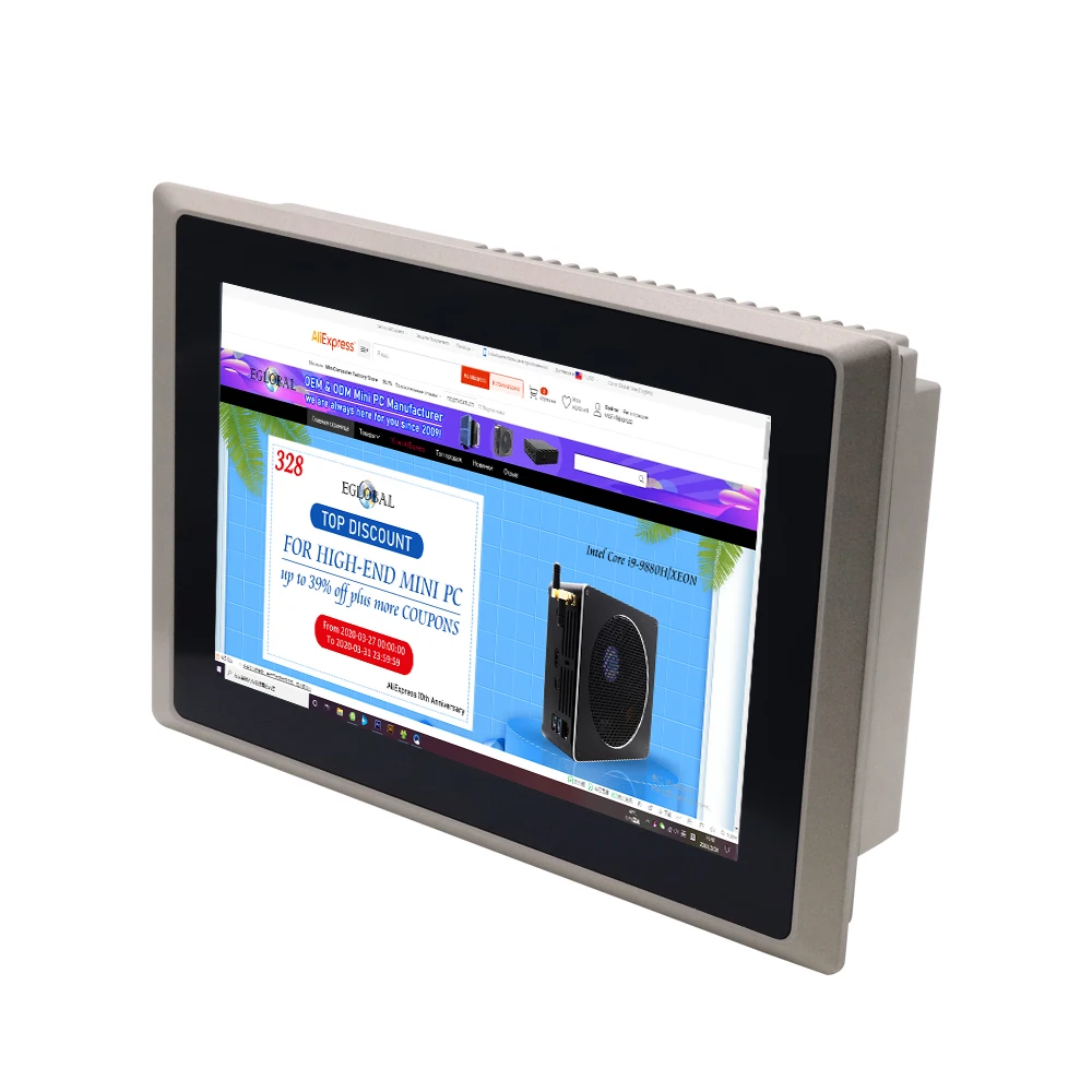 Eglobal Touch screen industrial tablet pc core i7 4500U dual lan 6com ports All in One industrial mini pc 12.1inch screen
Eglobal Touch screen industrial tablet pc core i7 4500U dual lan 6com ports All in One industrial mini pc 12.1inch screen