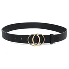 Belts Belt Women Women Belt Ladies Fashion Double Ring Buckle Belts Designer PU Leather Waist Belt For Women