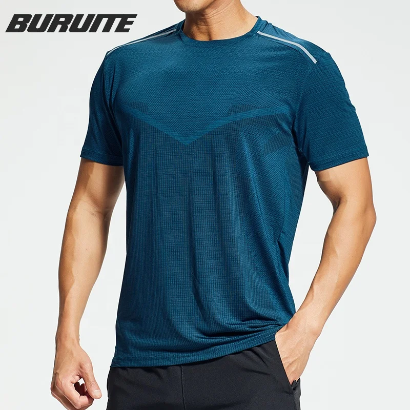 Light fit printed short sleeve high stretch running top clothes training gym T-shirt men
Light fit printed short sleeve high stretch running top clothes training gym T-shirt men