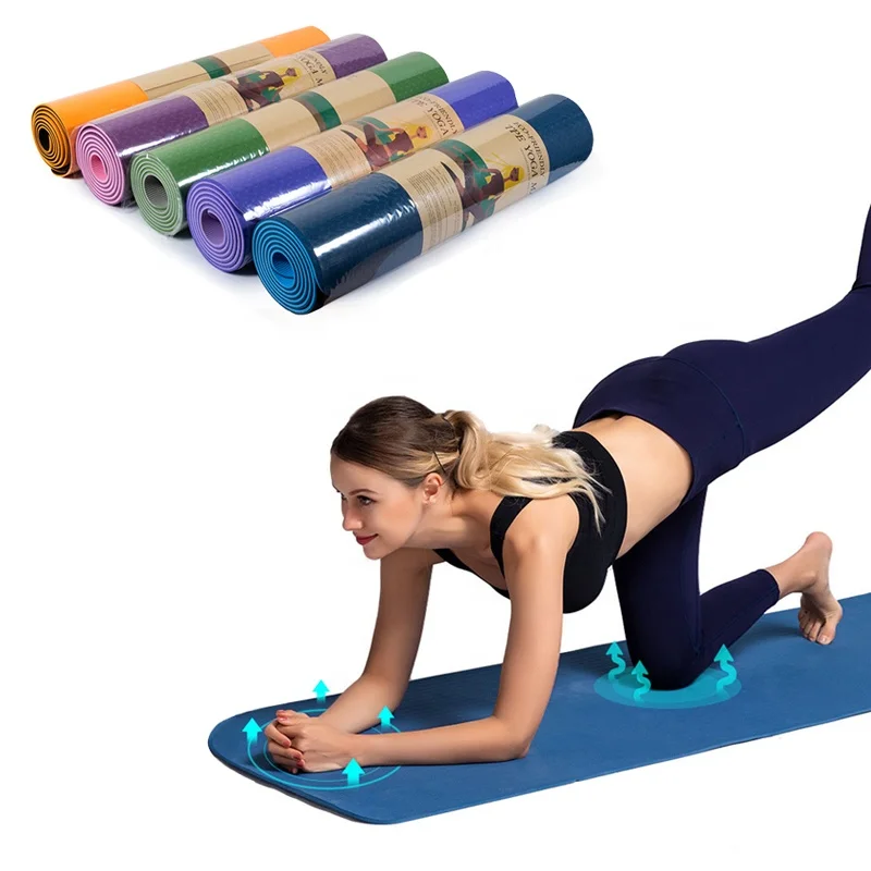 Dual color yoga mat high density eco friendly fitness yoga mat home gym equipment Pilates
Dual color yoga mat high density eco friendly fitness yoga mat home gym equipment Pilates