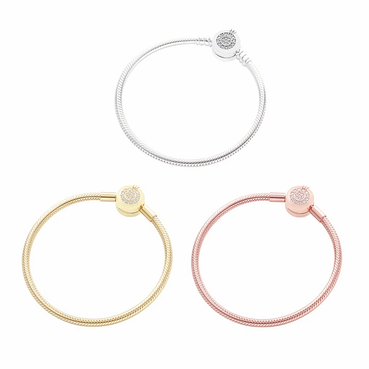 High Quality 925 Bead Zircon Designer Charm Snake Chain Bracelet For Jewelry Making
High Quality 925 Bead Zircon Designer Charm Snake Chain Bracelet For Jewelry Making